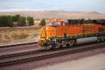 BNSF 6613 heads west into the setting California sun as she pulls a Z-Train.